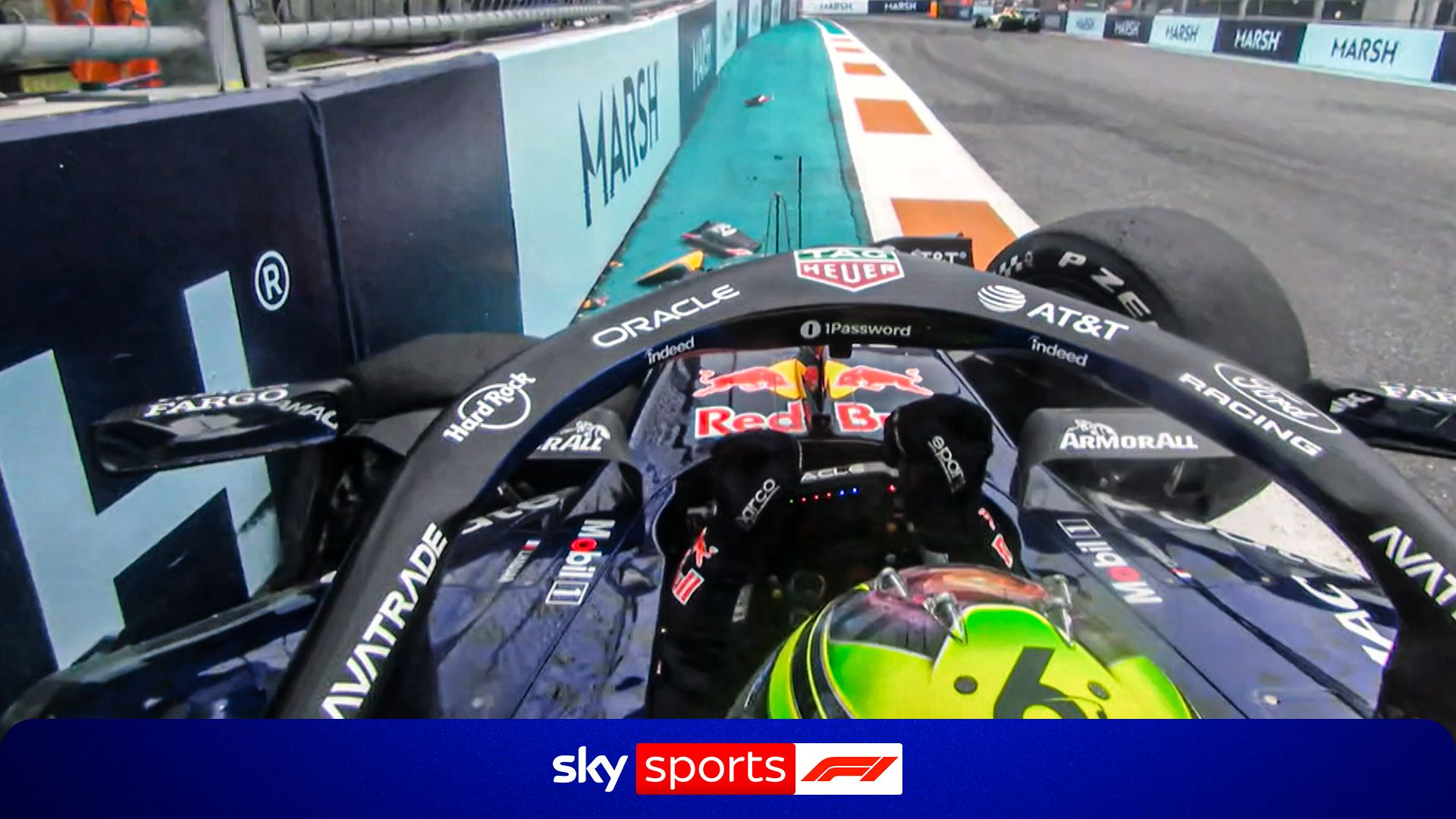 Isack Hadjar menunjukkan kemarahan setelah kecelakaan di Miami GP