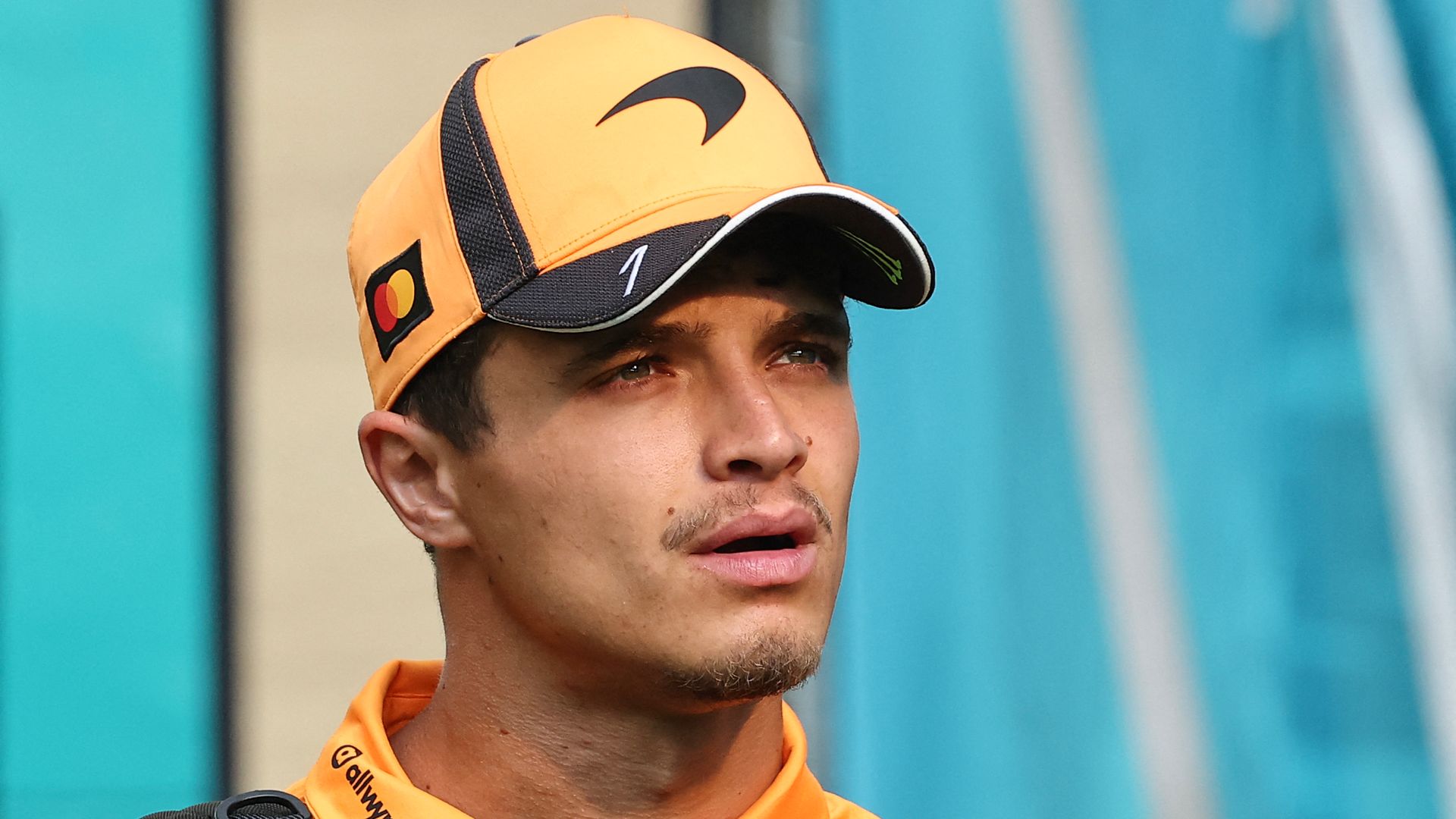 Lando Norris dan Max Verstappen di Miami Grand Prix 2023