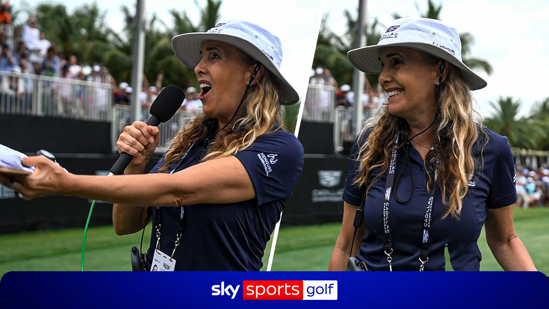 Penyiar Roxanne Jean sambut Cameron Young di Cadillac Championship